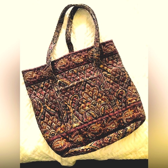 Vintage Vera Bradley Mocha Tote - Picture 3 of 8